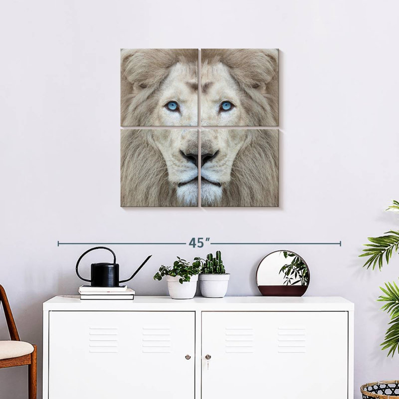 Lion exotique Brampt, H 26 po x l 26 po