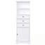 Grande armoire de rangement avec 3 tiroirs et tablettes réglables-453788471