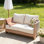Outdoor Loveseat With Cushions