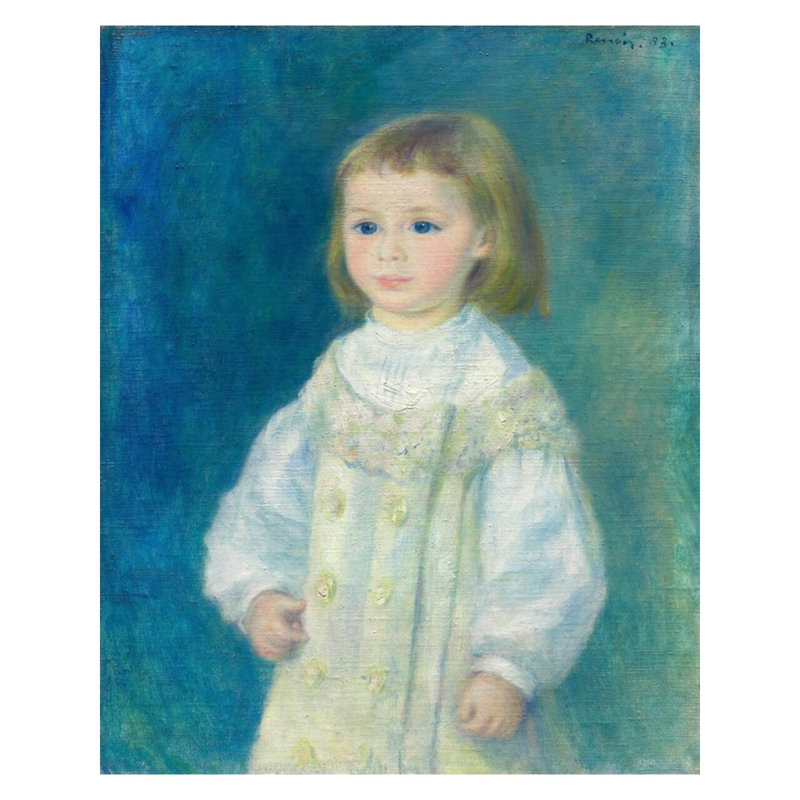 «Lucie Berard (Child)» par Pierre-Auguste Renoir - Estampe numérique, H 40 po x l 32 po