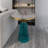 19" Round Side End Table Glass/Sintered Stone Top With Brushed Gold Rim And Tempered Glass Base-109375754-109375757