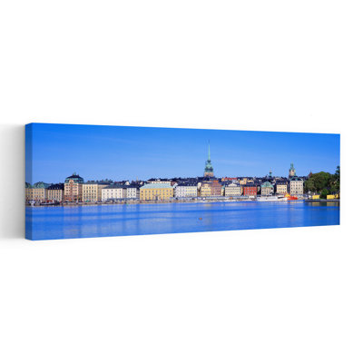 Stockholm Sweden by Frank Chmura - Wrapped Canvas Panoramic Print