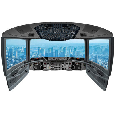 Murale murale tokyo fenêtre plan de cockpit Bhavin