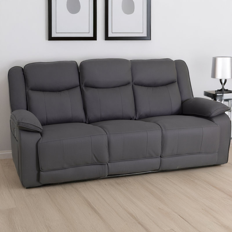 Maplewood Milan Manual Recliner Armchair - Mocha, 102" H x 214" W x 95" D, Does Not Apply, Manual