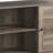 Rustic Oak & Black Finish TV Stand