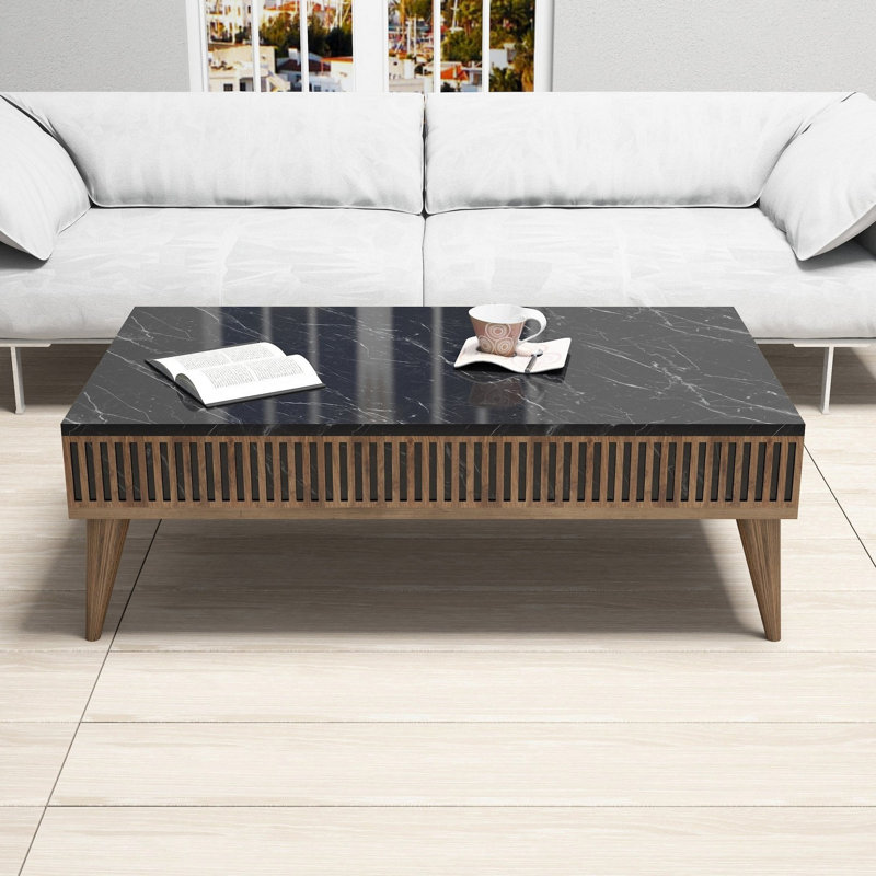Tusten Four Leg Coffee Table with Storage