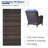 Arsad Wicker 250 - Person Patio Conversation Set with Cushions-919713204