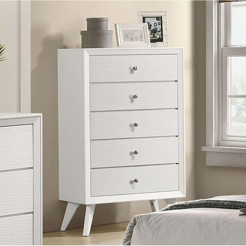 Commode l 30,38 po à 5 tiroirs Joansen