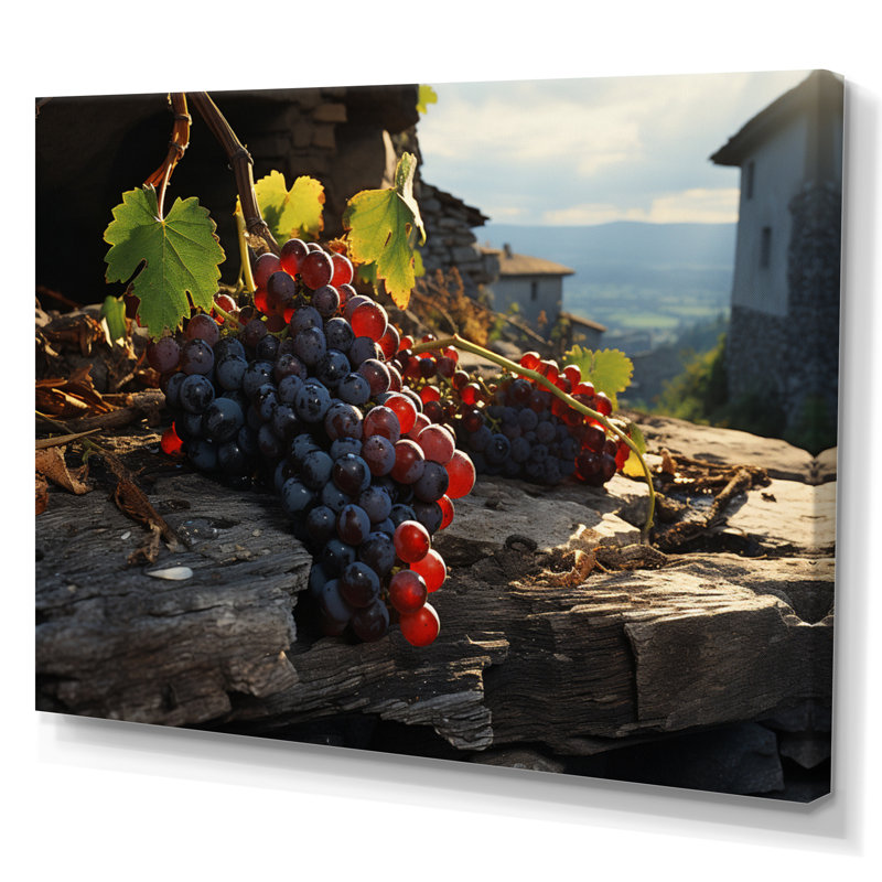 «Scenic Sculptural Vinescape», reproduction d'art sur toile, H 12 po x l 20 po x P 1 po, Toile tendue