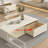 Solid wood TV stand coffee table minimal