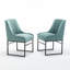 Chaise d'appoint en velours Seymore-873811888