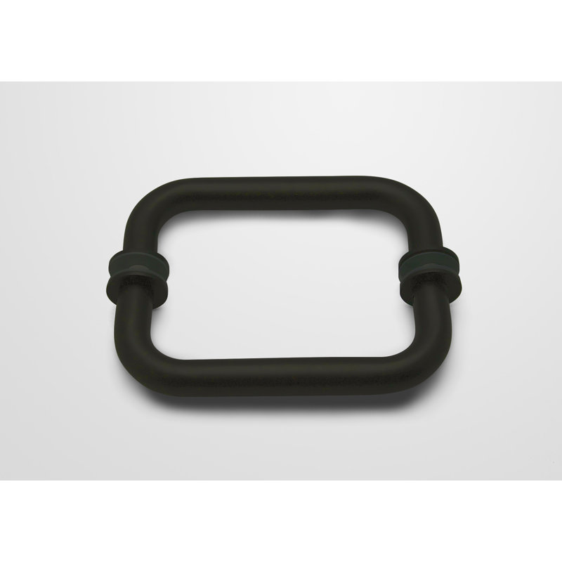 Halo 54 in. x 48 in. x 78 in. 90-degree Fully Frameless Glass Hinged Shower Enclosure, Matte Black