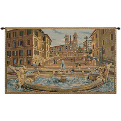Italian Loom Woven Cotton Blend Wall Hanging