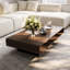 Table basse avec tablette de rangement Flowwood
