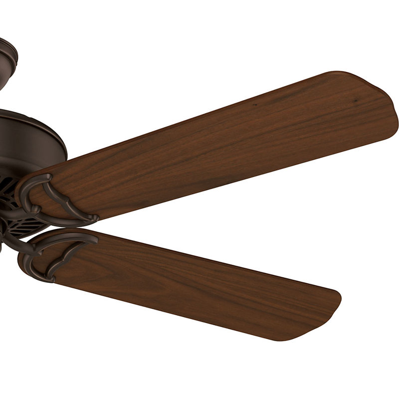 54" Panama Ceiling Fan And Handheld Remote, Brushed Cocoa