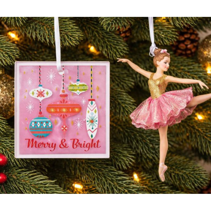 Ornement balancelle Merry & Bright