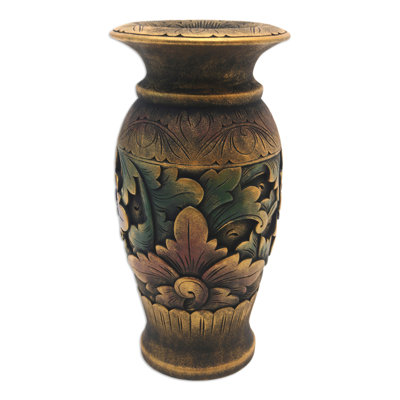 Tabyana Handmade Wood Table Vase