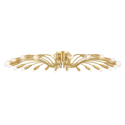 Plafonnier semi-encastré 24 lumières Barney