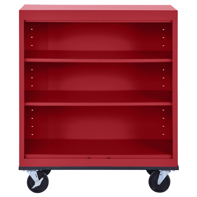 Steel Single Storage Cabinet ( 42'' H x 36'' W x 18'' D), Red