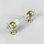 Brushed Brass Glass Octagon Drawer Pull