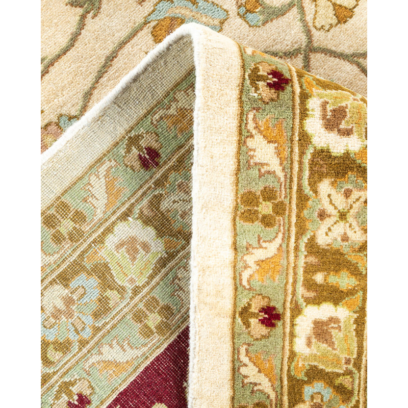 Classic One-of-a-Kind 9'1" X 11'10" Hand Knotted Area Rug