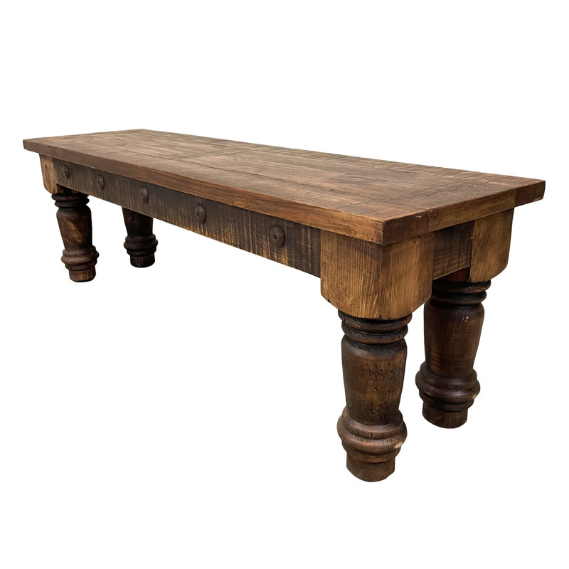 Banc en bois massif