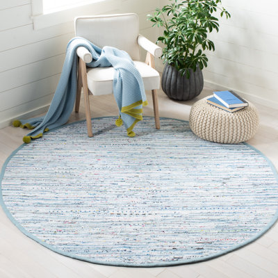 Fales Rug Hand Woven Cotton Striped Rug