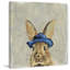 Reproduction de lapin hippie sur toile tendue-50907822