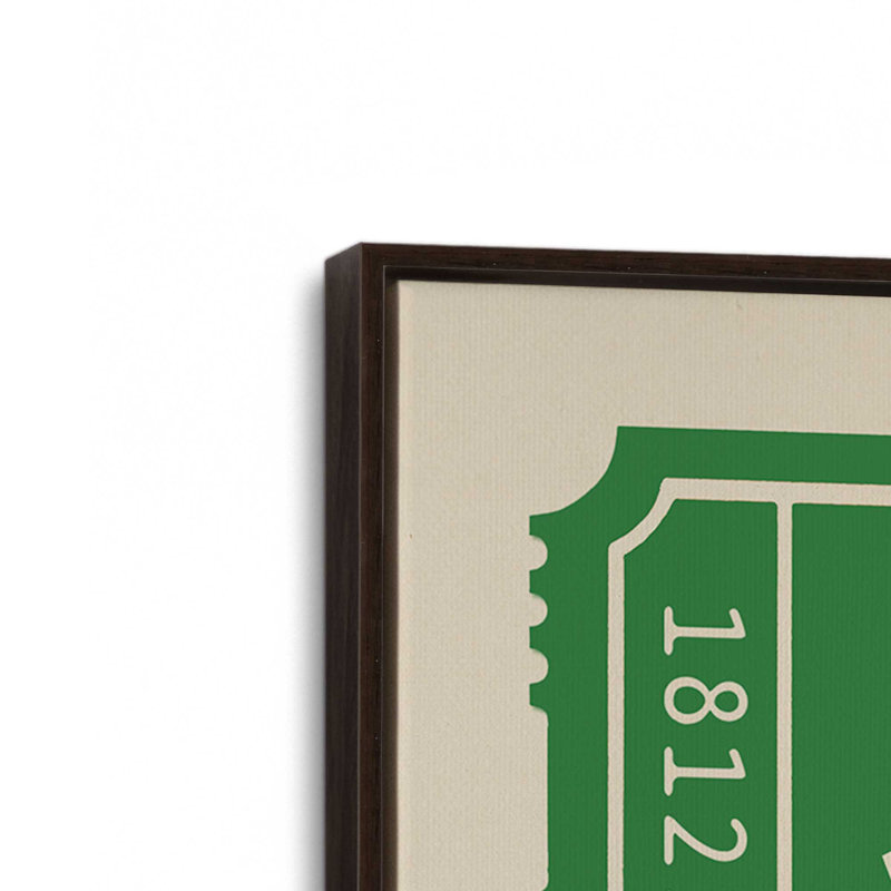Impression sur toile Jolly, H 36,75 po x l 24,75 po, Or poli