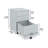Ceha 3-Drawer Mobile File Cabinet with Lock-333958089
