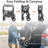 Folding Wagon Stroller for 2 Kids, Adjustable Handle, All-Terrain Shock-Absorbing Wheel, Detachable Tray, Diaper Bag, Gray-120855078