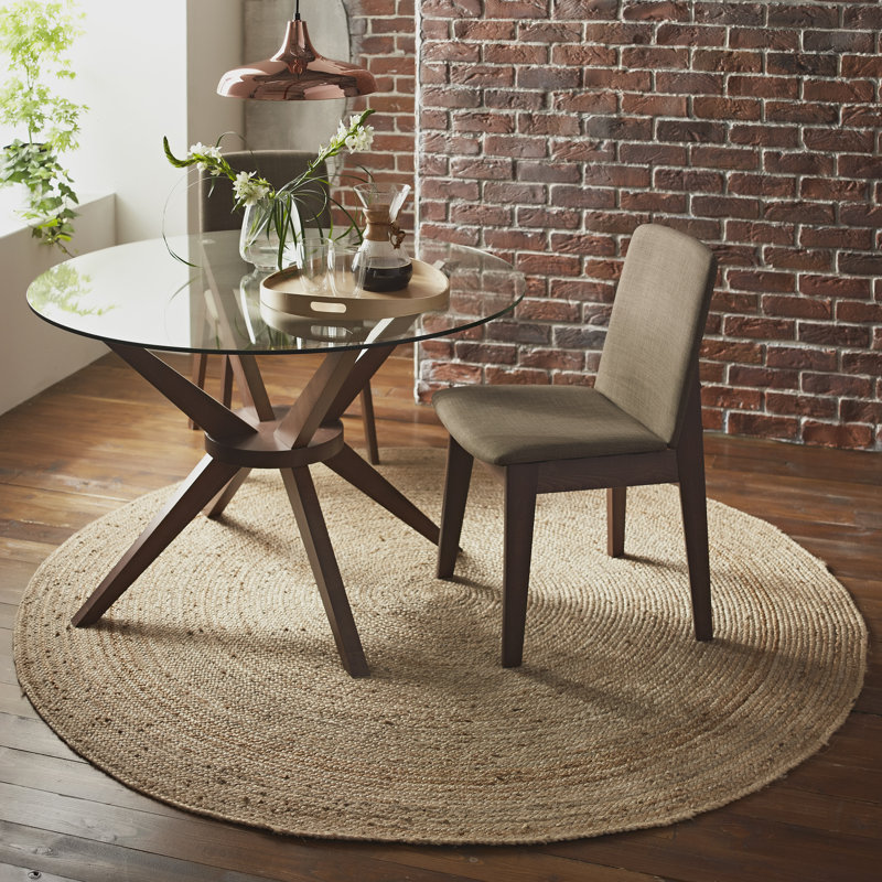 Brixton Round Hand Woven Area Rug, Round 150cm