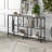 Anishia 52'' Glass Top Console Table-653842202