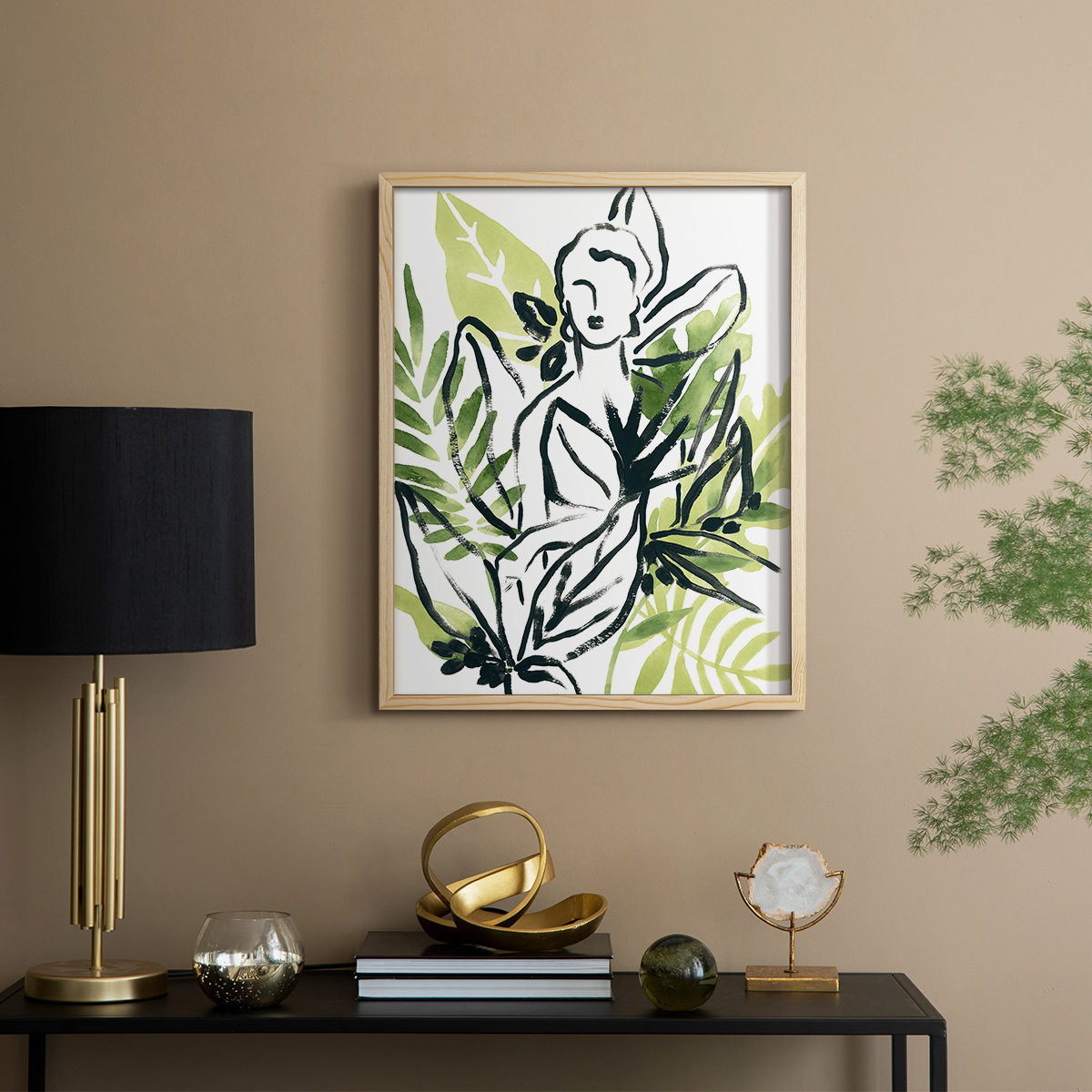 Lark Manor Tropical Sketchbook I Framed Print - Solid Wood - Wayfair Canada