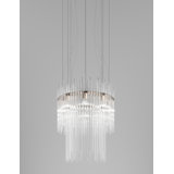 Diadema Suspension C_2 Crystal Matt Bronze 2 E26 Ul