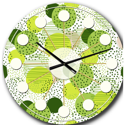 Horloge murale circulaire rétro X