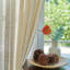 Paire de rideaux semi-transparents avec œillets Draycott-654470512-614272001