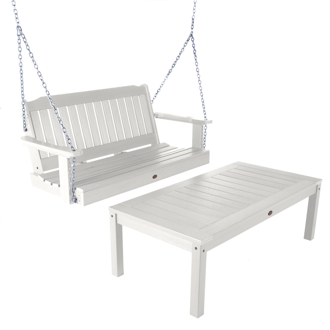 Arbnora Porch Swing Lark Manor™ Color: White