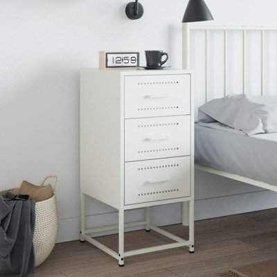 Raddatz 36cm W Steel Bedside Table