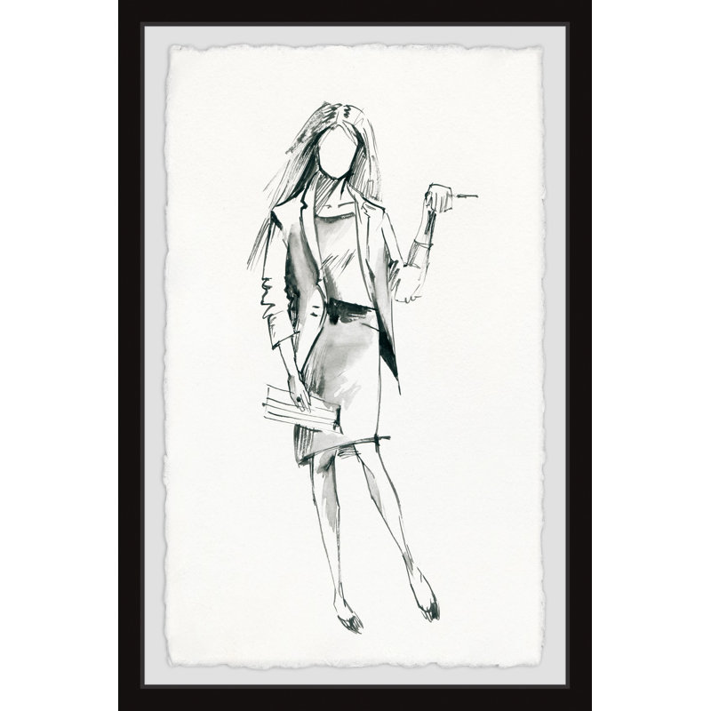 Office Attire by Marmont Hill - Single Picture Frame Print, 61cm H x 41cm W x 3.81cm D