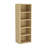 Open Bookcase in Natural Oak
