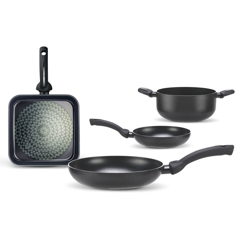 Black Diamond 4 - Piece Non-Stick Aluminum Cookware Set