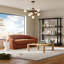 Andrea 7 Light Metal Dimmable Sputnik Chandelier