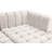 143" Wide Velvet Symmetrical Sectional-666546603