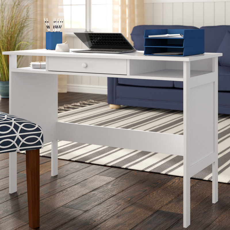 Home & Office Parsons Wood Desk with Drawer