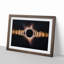 The Eclipse in Abstract - Picture Frame Graphic Art Print-55737321-55737329