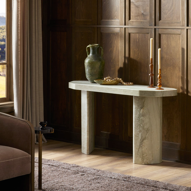 Dani 55 in. Marble Console Table