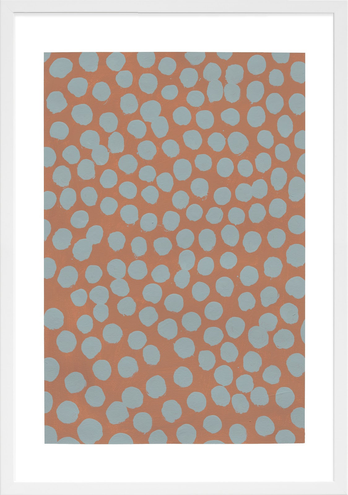 Terra Cotta by Michela Sorrentino, 20" H x 14" W x 1.25" D, White