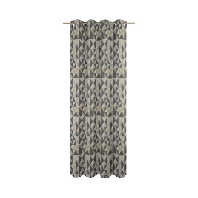 Vanesa Cotton Room Darkening Curtain Single Panel