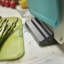 4-Piece Colour Coded Chopping Board Set With Storage Stand